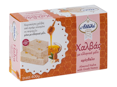 Attiki halva met amandelen en honing