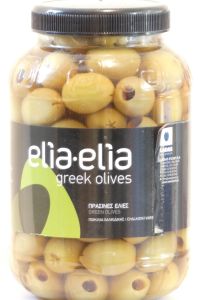 Groene olijven chalkidikis met pit 1kg