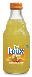 LOUX portokalda met koolzuur 250g, per 6x